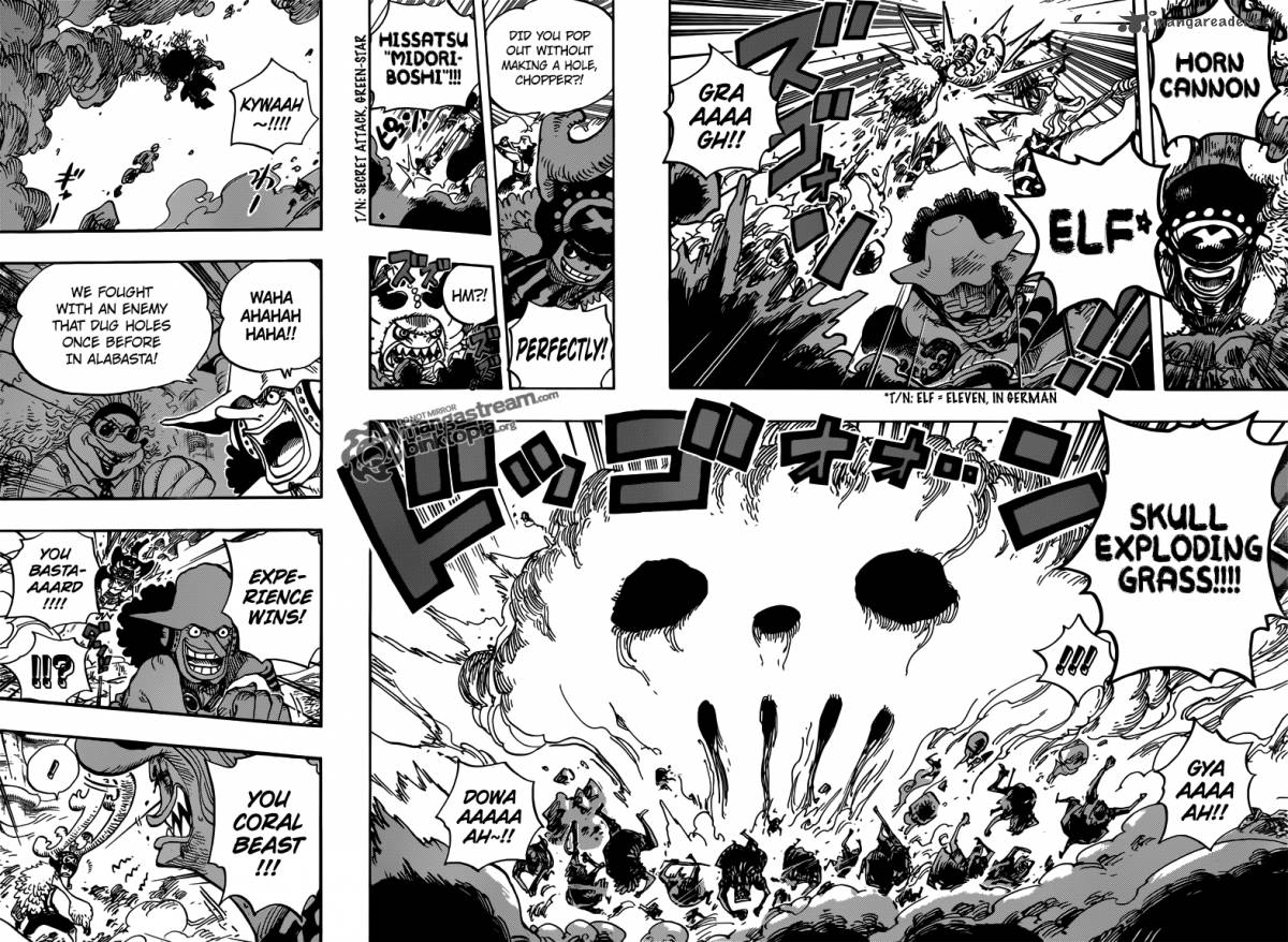 One Piece Manga Chapter 640 page 10 - Above Fish-Man Island
