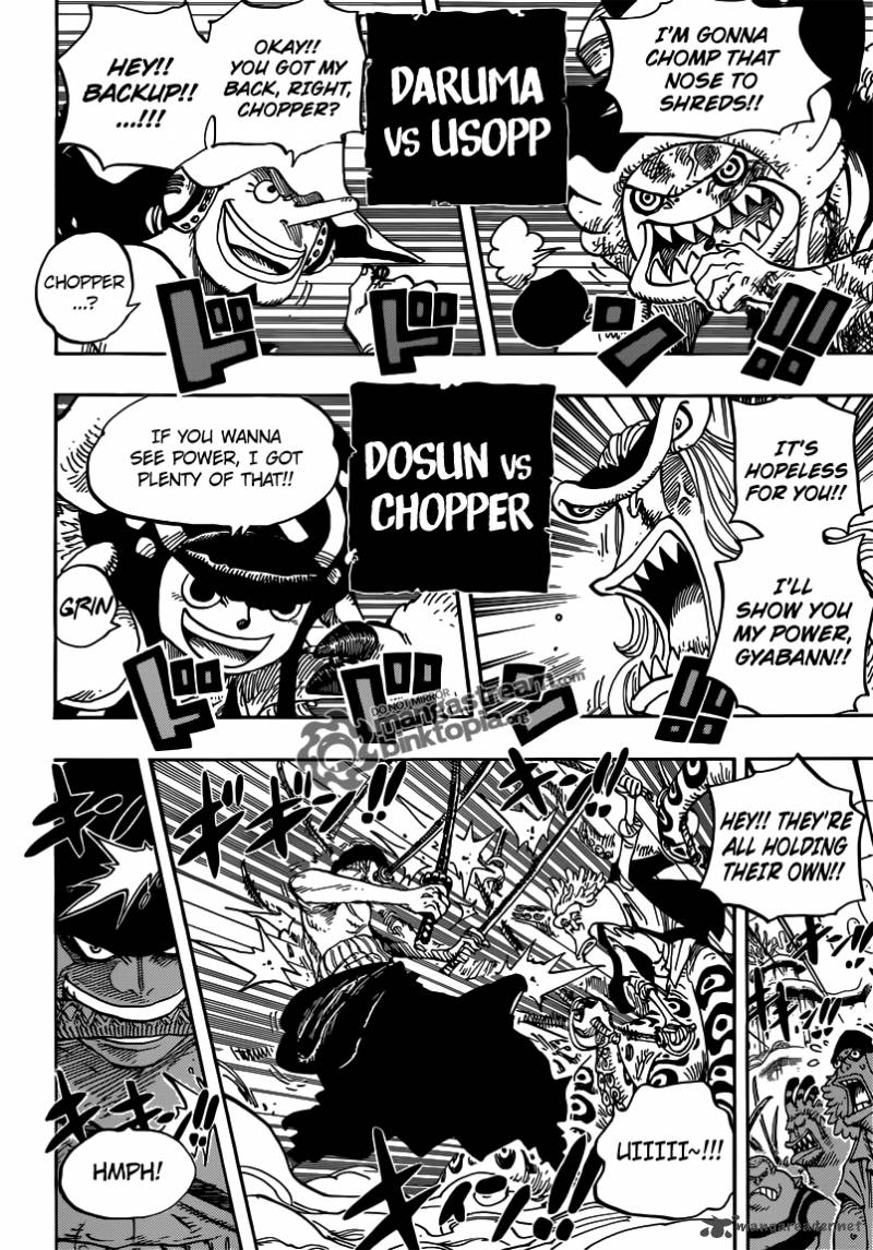 One Piece Manga Chapter 640 page 11 - Above Fish-Man Island