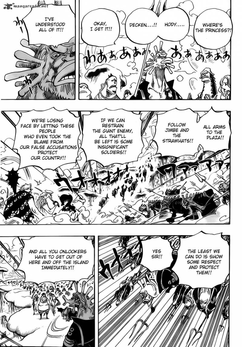 One Piece Manga Chapter 642 page 9 - Lost All Face