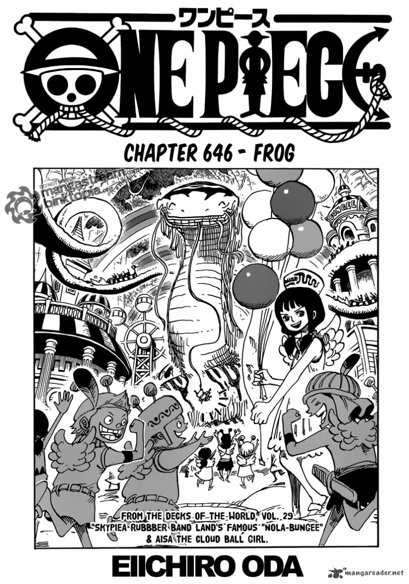 One Piece Manga Chapter 646 page 1 - Frog