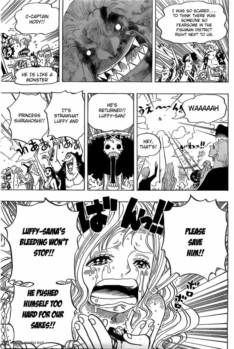 One Piece Manga Chapter 648 page 13 - The Road Toward the Sun