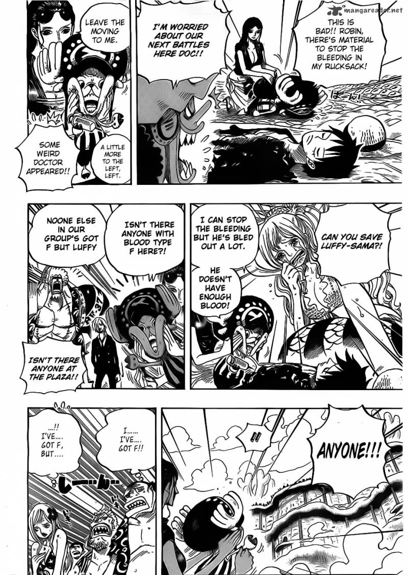 One Piece Manga Chapter 648 page 14 - The Road Toward the Sun