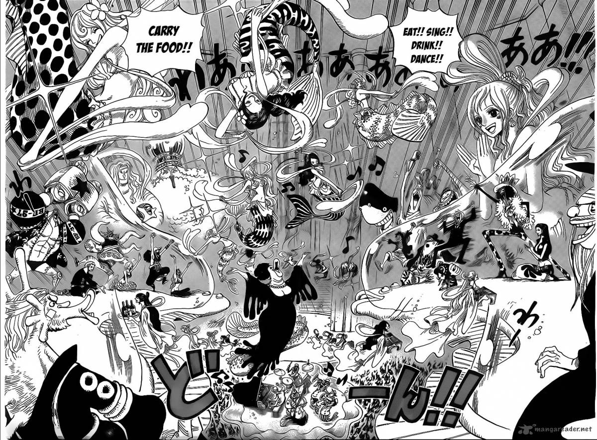 One Piece Manga Chapter 649 page 12 - The Dance of Sea Breams and Flounders