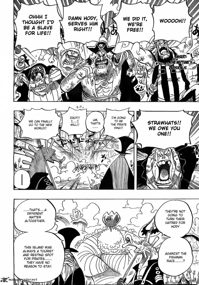 One Piece Manga Chapter 649 page 2 - The Dance of Sea Breams and Flounders