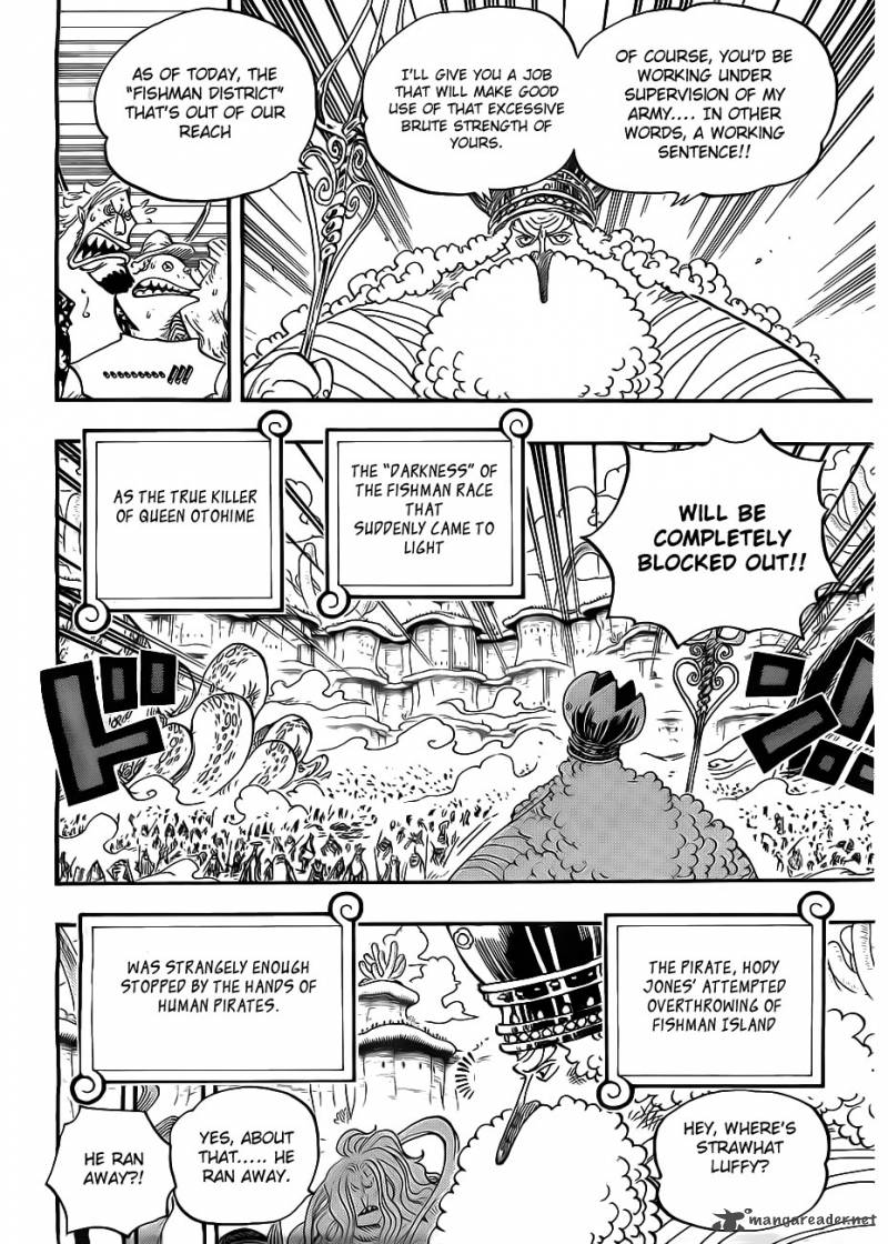 One Piece Manga Chapter 649 page 4 - The Dance of Sea Breams and Flounders
