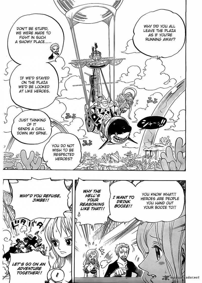 One Piece Manga Chapter 649 page 5 - The Dance of Sea Breams and Flounders