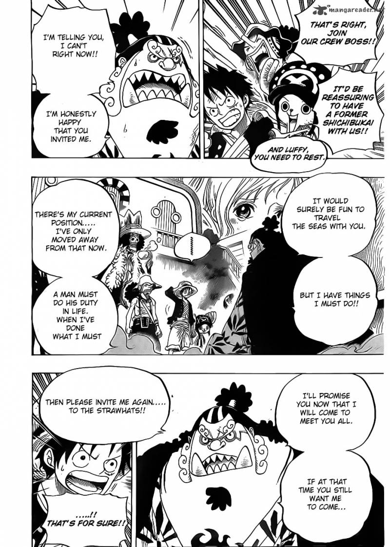 One Piece Manga Chapter 649 page 6 - The Dance of Sea Breams and Flounders
