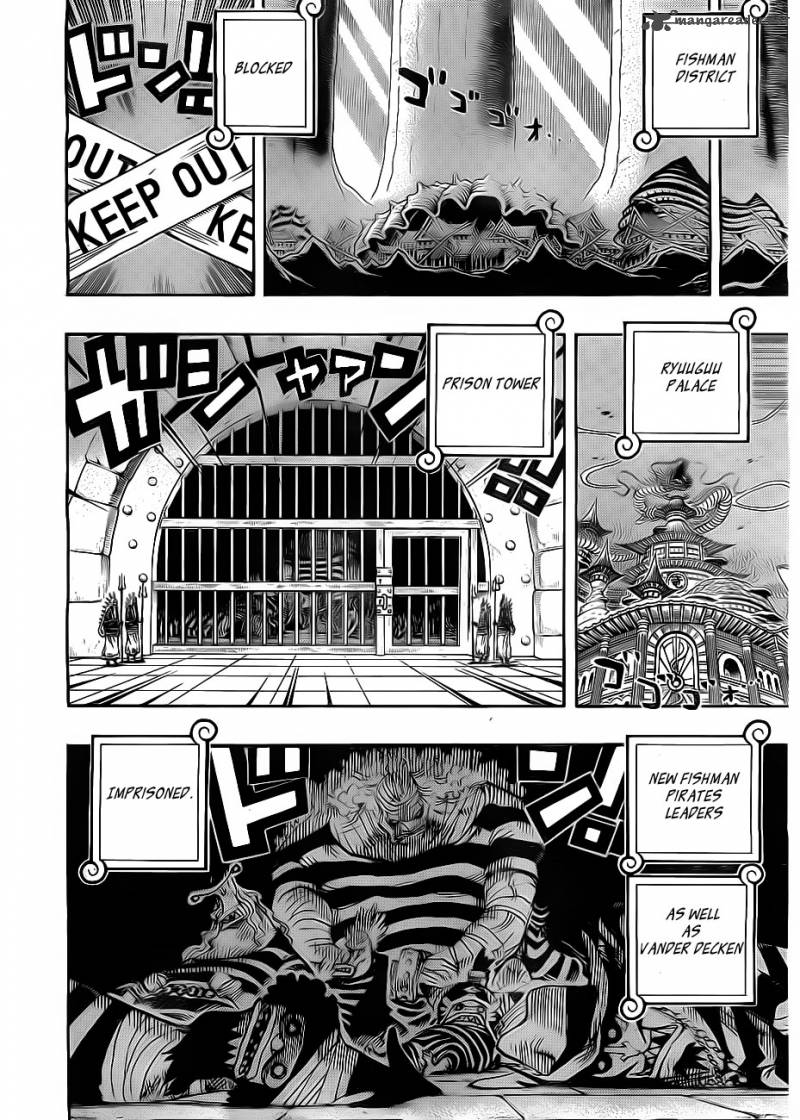 One Piece Manga Chapter 649 page 8 - The Dance of Sea Breams and Flounders