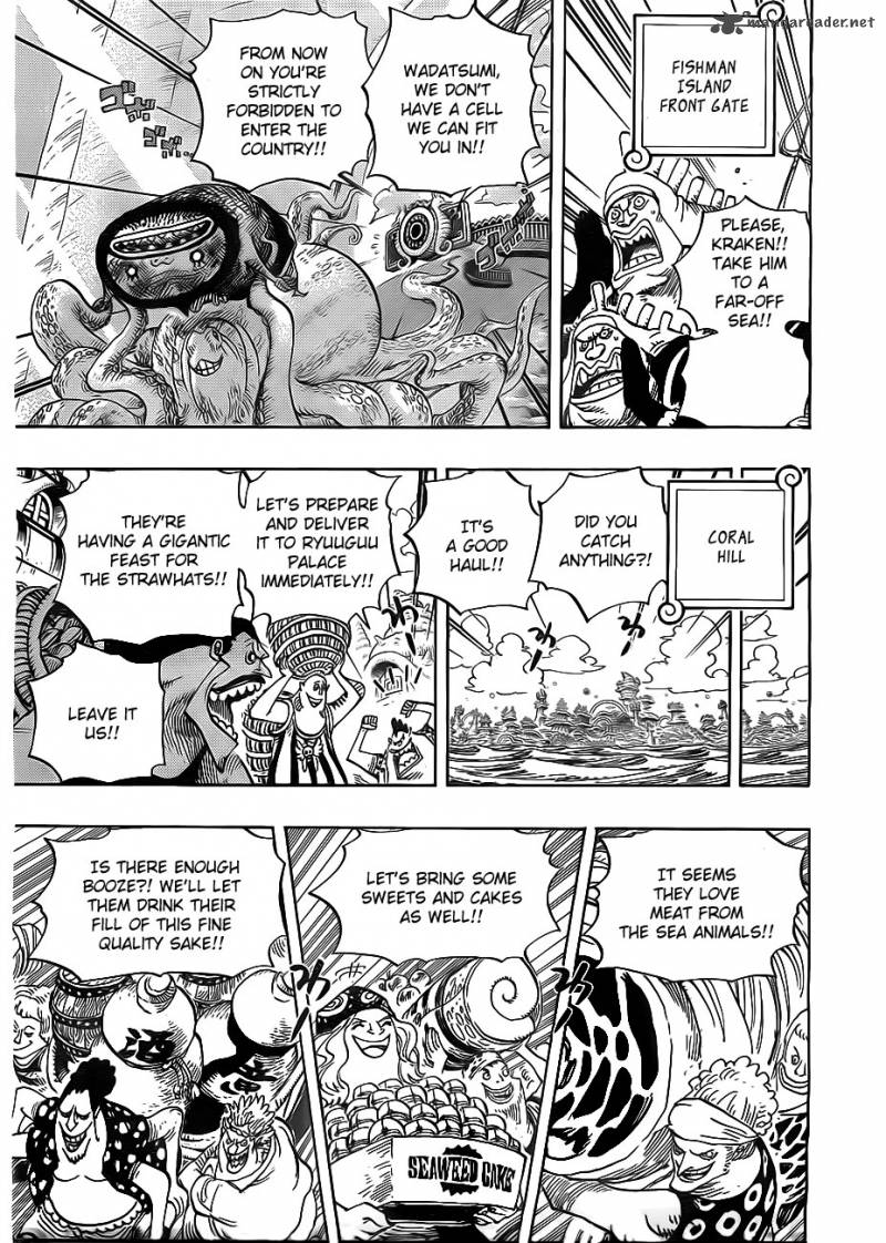 One Piece Manga Chapter 649 page 9 - The Dance of Sea Breams and Flounders