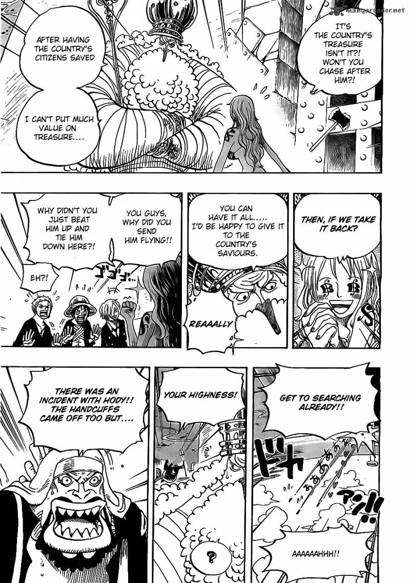 One Piece Manga Chapter 650 page 13 - Two Changes to Be Aware Of