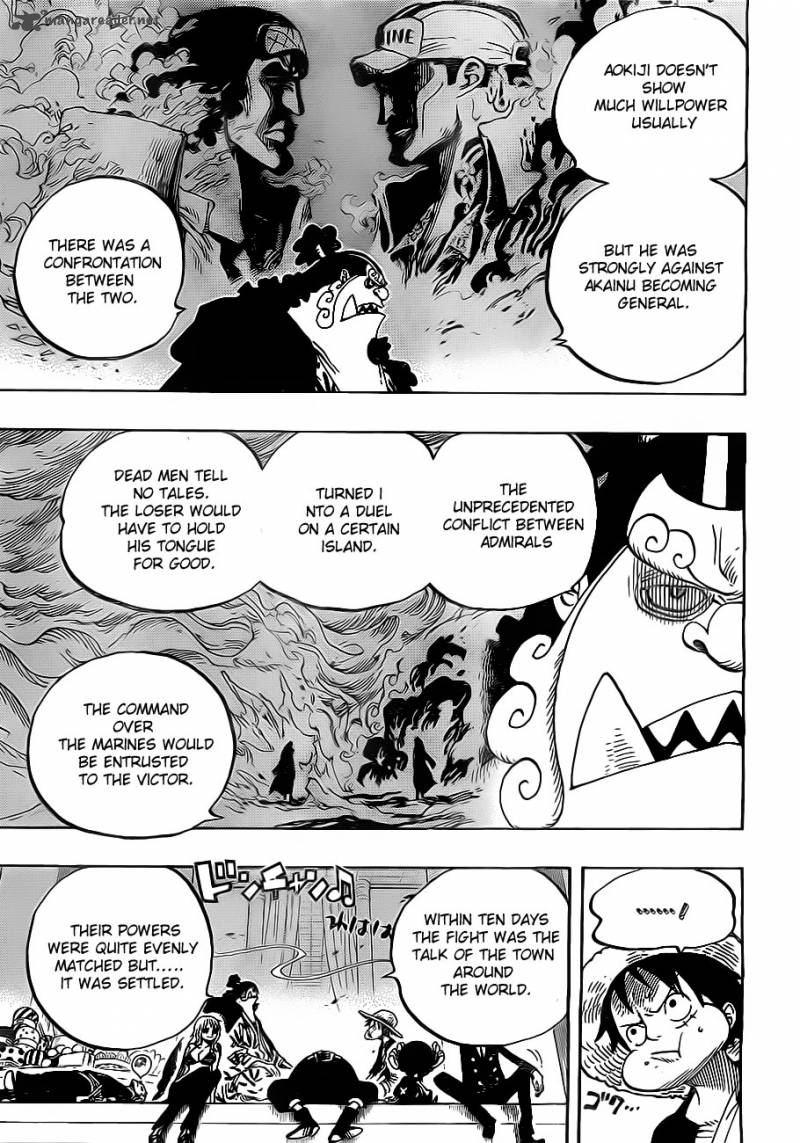 One Piece Manga Chapter 650 page 5 - Two Changes to Be Aware Of