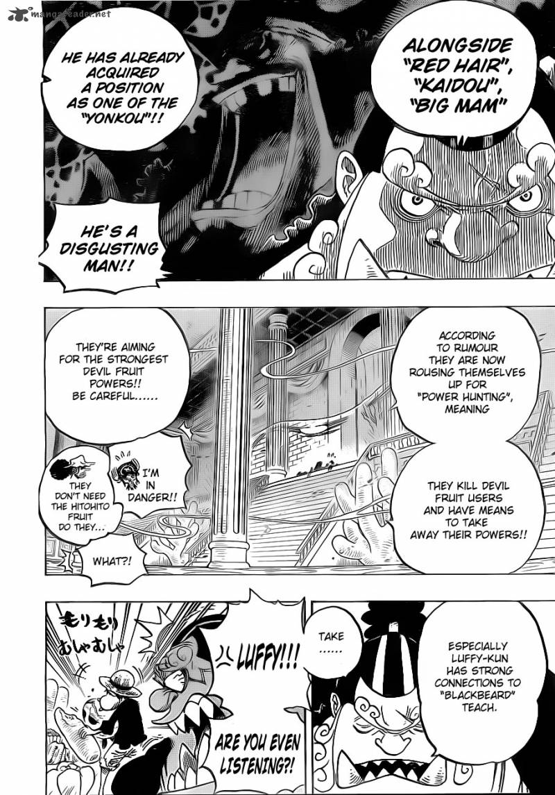 One Piece Manga Chapter 650 page 8 - Two Changes to Be Aware Of