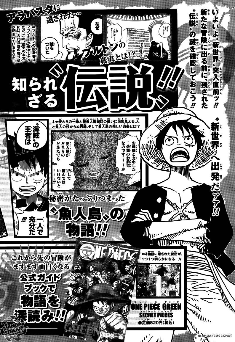 One Piece Manga Chapter 651 page 20 - A Voice From the New World