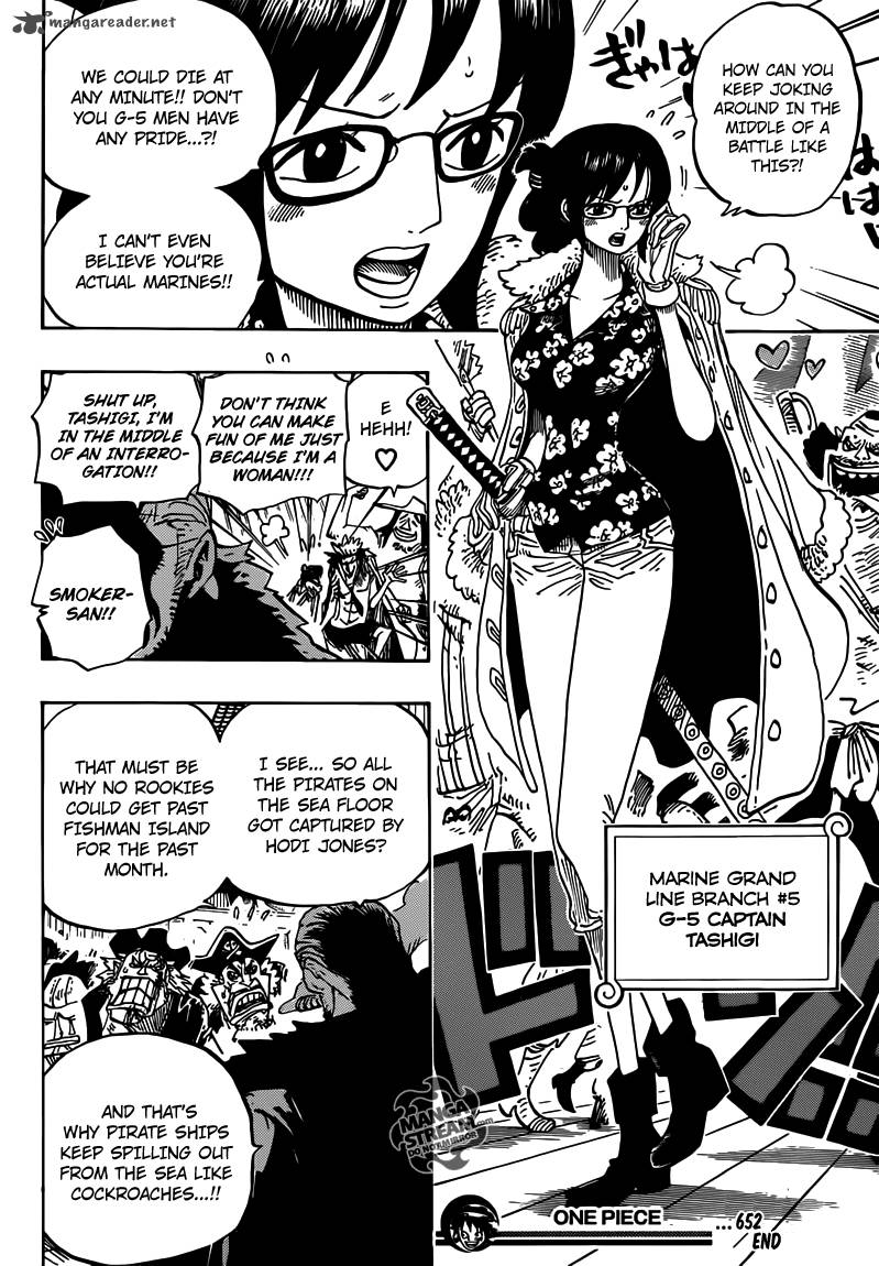One Piece Manga Chapter 652 page 16 - Grim Premonitions
