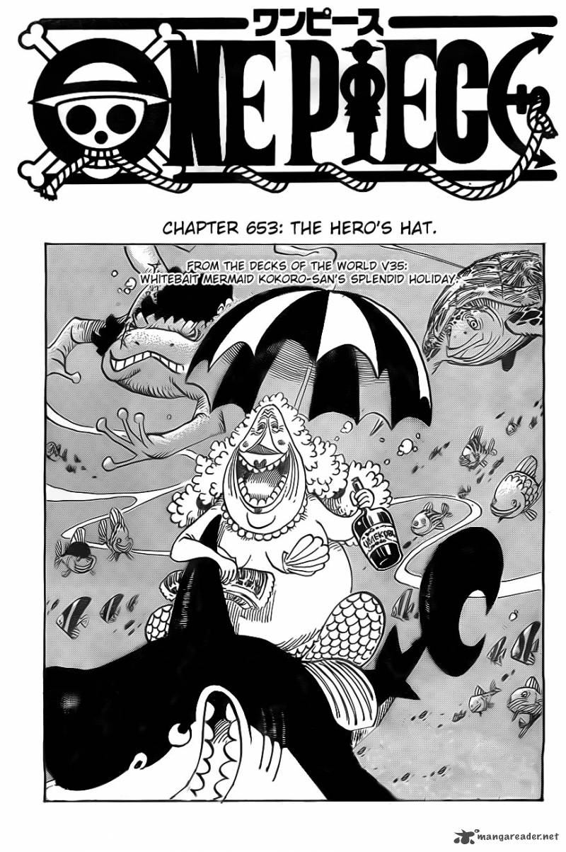 One Piece Manga Chapter 653 page 1 - The Hero Hat