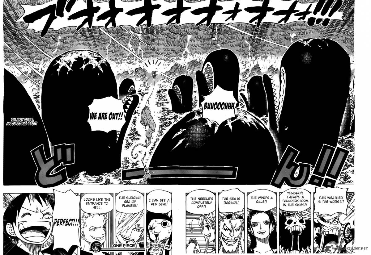 One Piece Manga Chapter 654 page 17 - Gam