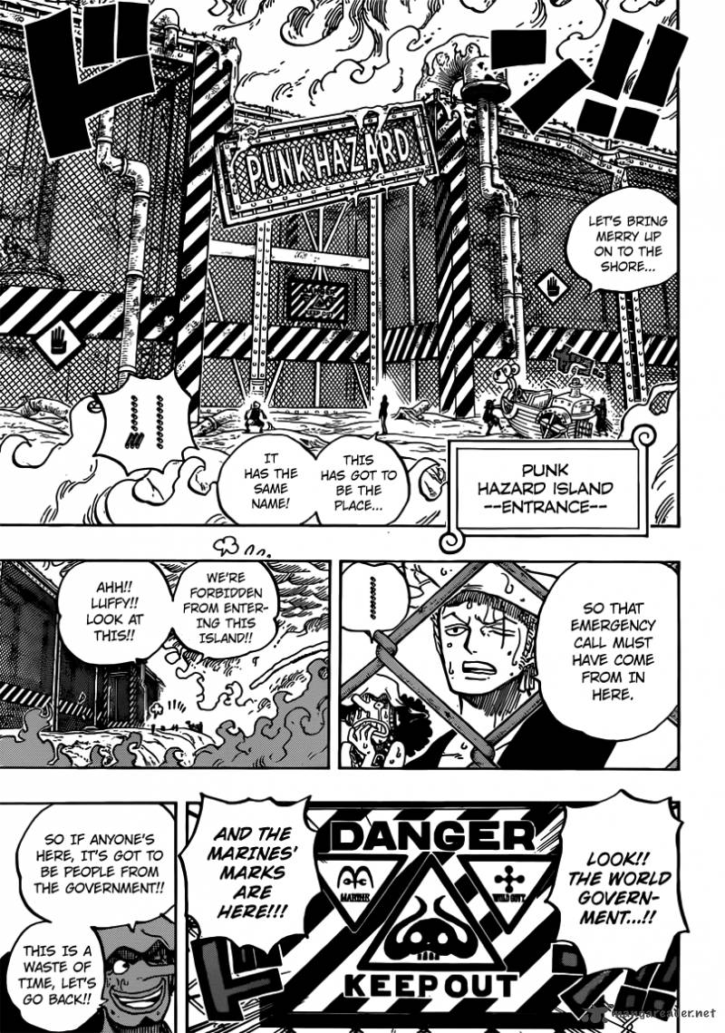 One Piece Manga Chapter 655 page 13 - Punk Hazard