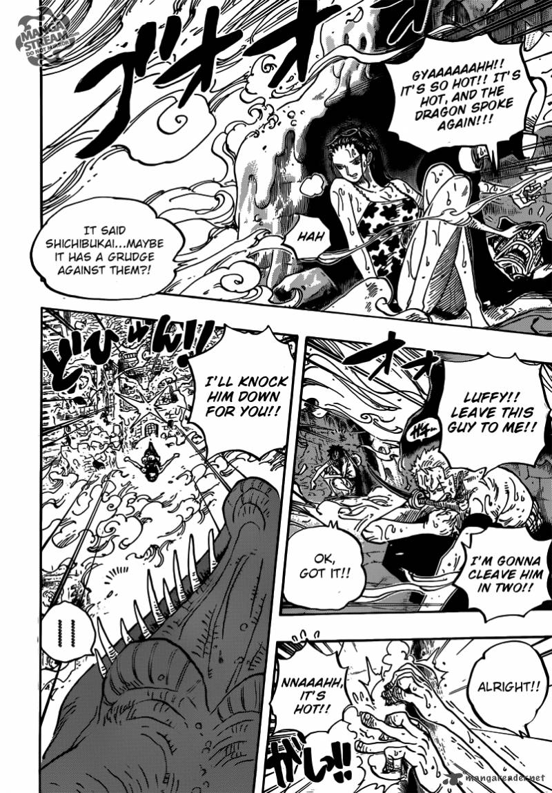 One Piece Manga Chapter 656 page 10 - Adventure on the Burning Island