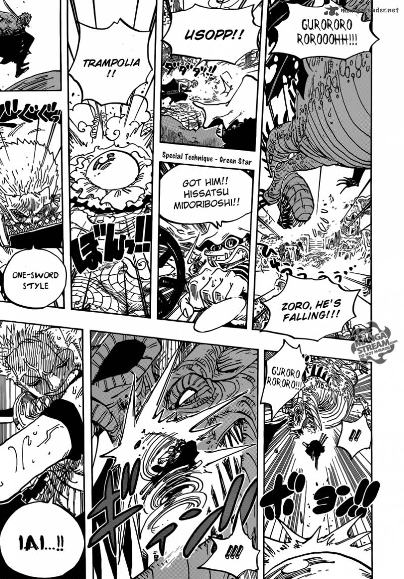 One Piece Manga Chapter 656 page 13 - Adventure on the Burning Island