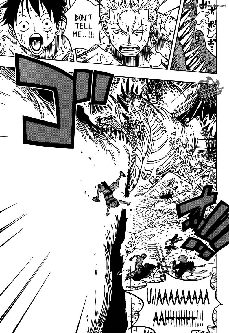 One Piece Manga Chapter 656 page 3 - Adventure on the Burning Island