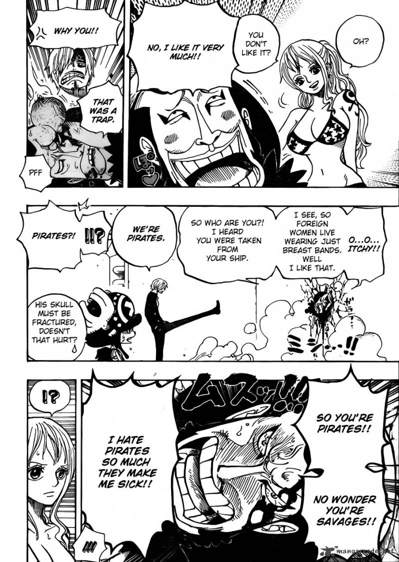 One Piece Manga Chapter 657 page 12 - Severed Head
