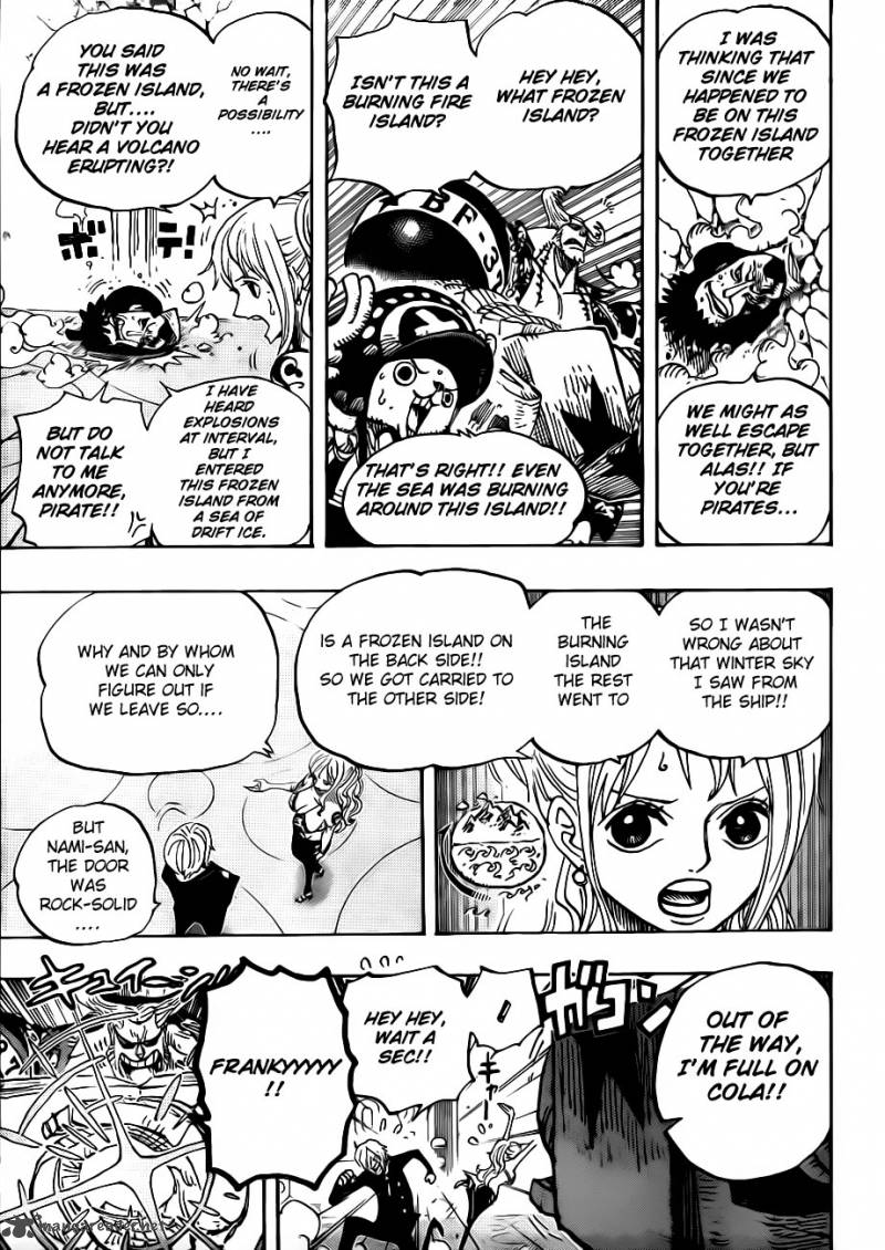 One Piece Manga Chapter 657 page 13 - Severed Head