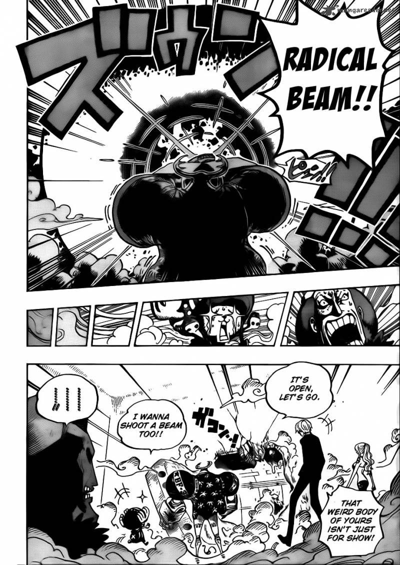 One Piece Manga Chapter 657 page 14 - Severed Head