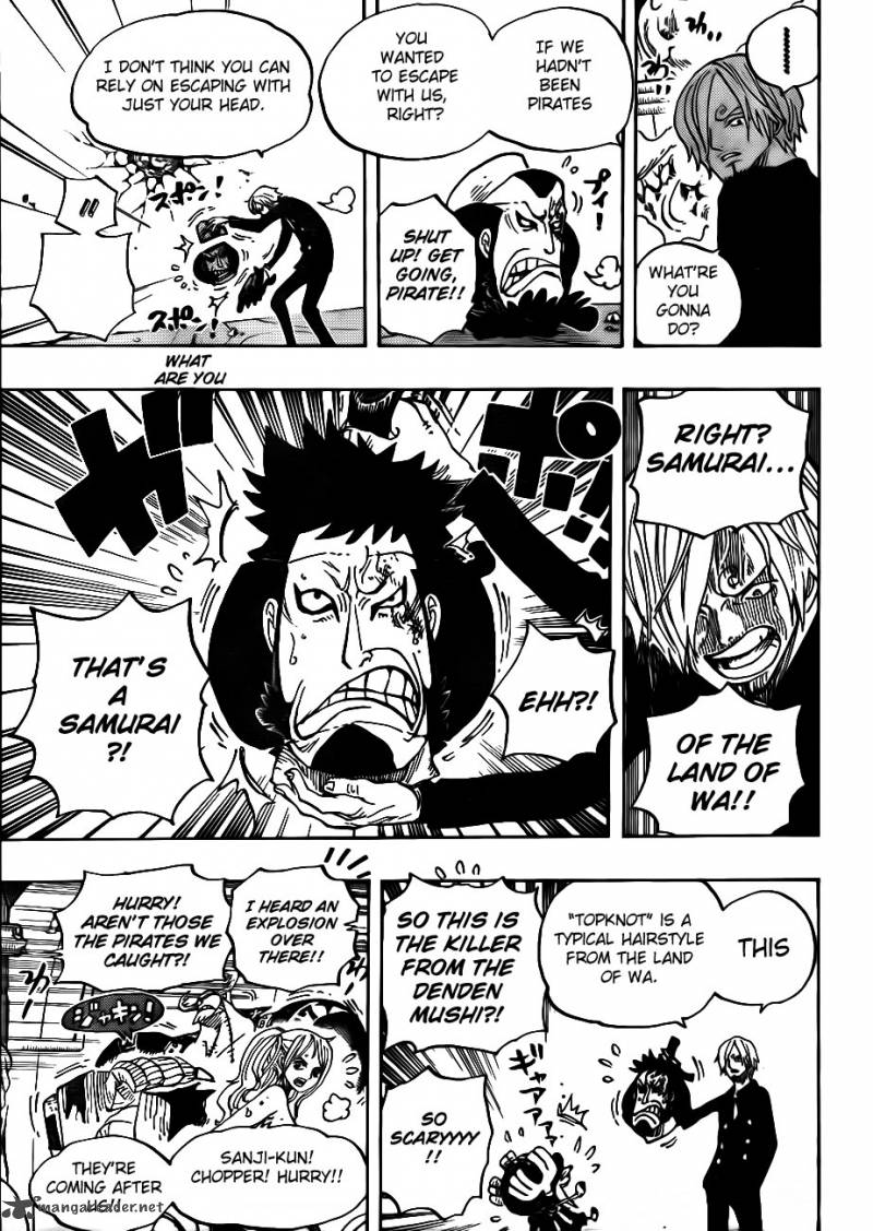 One Piece Manga Chapter 657 page 15 - Severed Head