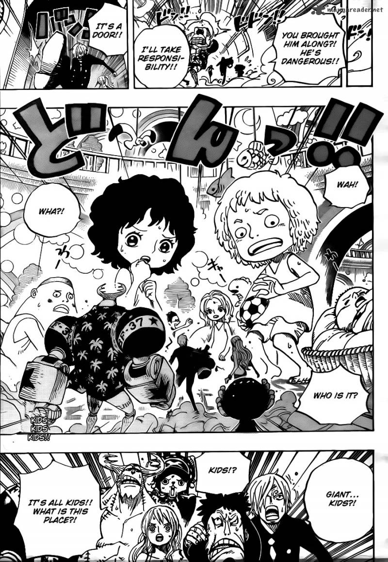One Piece Manga Chapter 657 page 17 - Severed Head