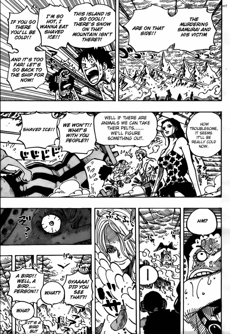One Piece Manga Chapter 657 page 5 - Severed Head