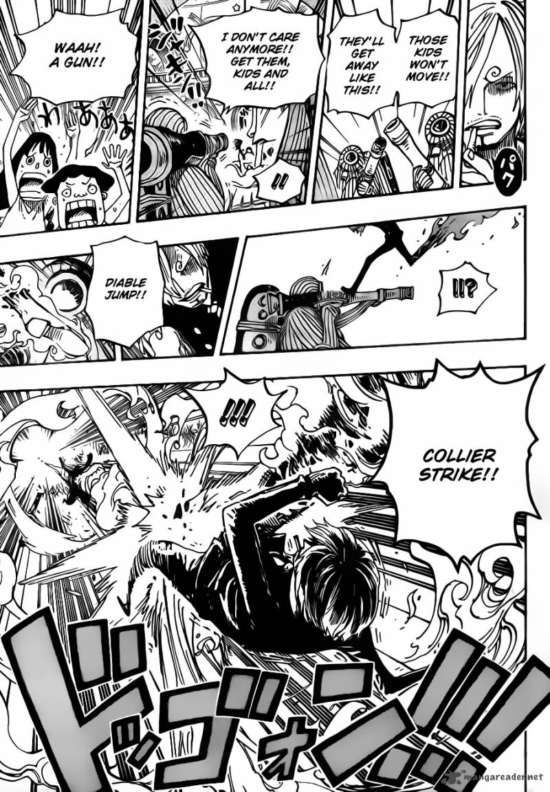 One Piece Manga Chapter 658 page 9 - Biscuits Room