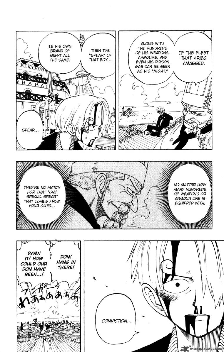 One Piece Manga Chapter 66 page 13 - The Spear Is Stifled
