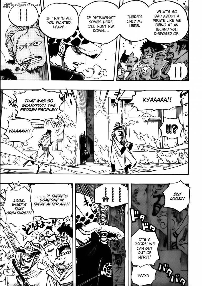 One Piece Manga Chapter 660 page 12 - Trafalgar Law, Warlord of the Sea