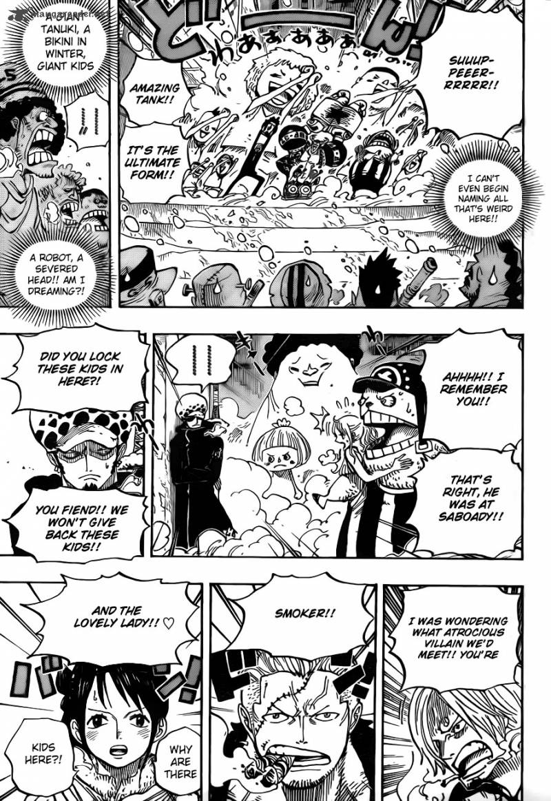 One Piece Manga Chapter 660 page 14 - Trafalgar Law, Warlord of the Sea