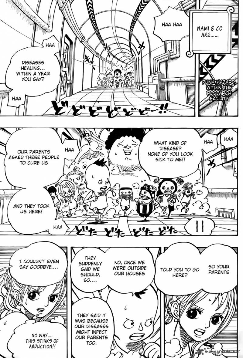 One Piece Manga Chapter 660 page 3 - Trafalgar Law, Warlord of the Sea