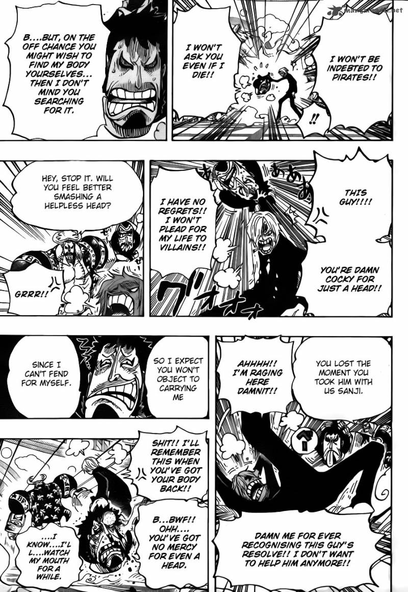 One Piece Manga Chapter 660 page 8 - Trafalgar Law, Warlord of the Sea