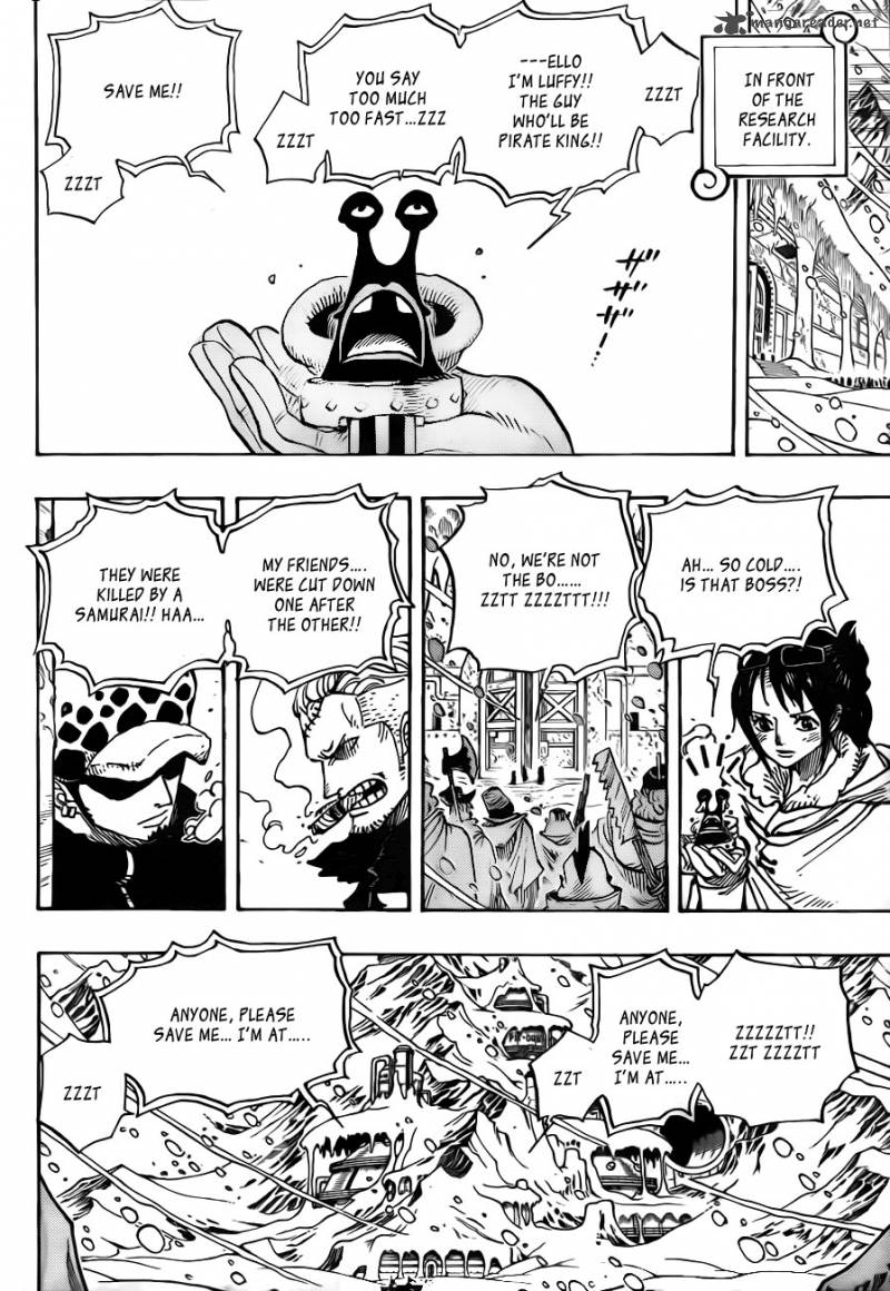 One Piece Manga Chapter 660 page 9 - Trafalgar Law, Warlord of the Sea