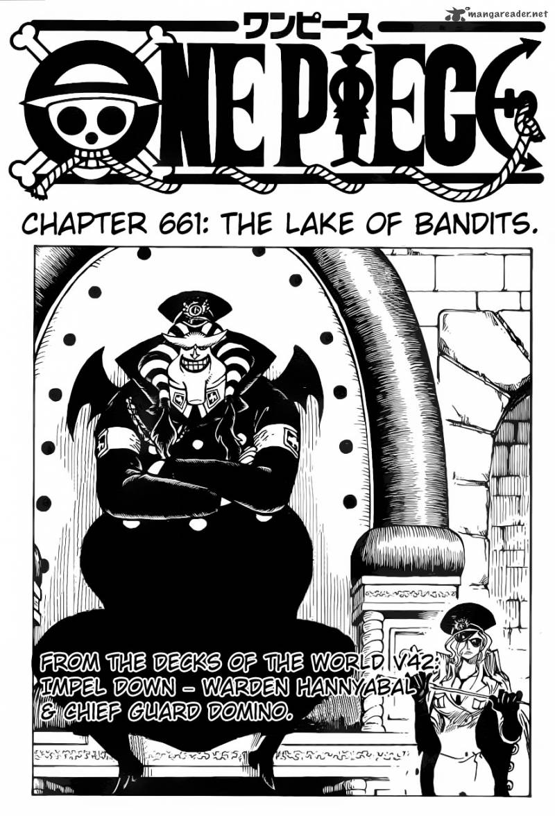 One Piece Manga Chapter 661 page 1 - The Lake of Bandits