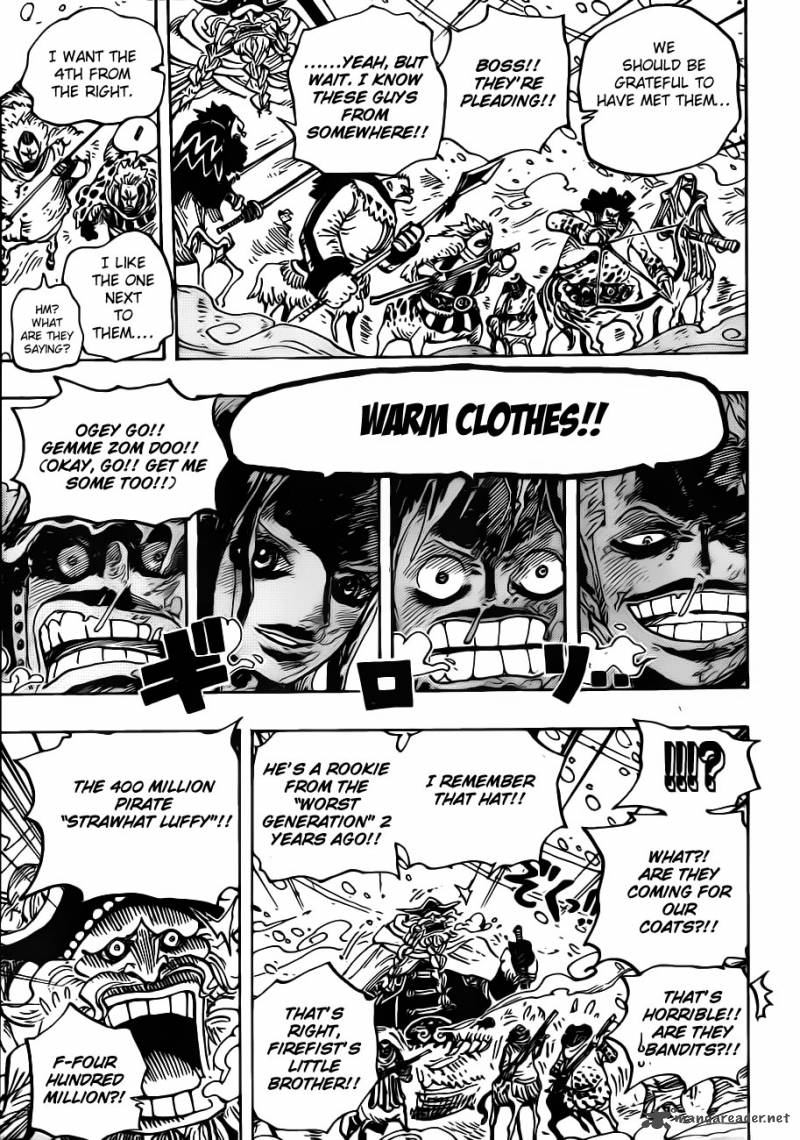 One Piece Manga Chapter 661 page 11 - The Lake of Bandits