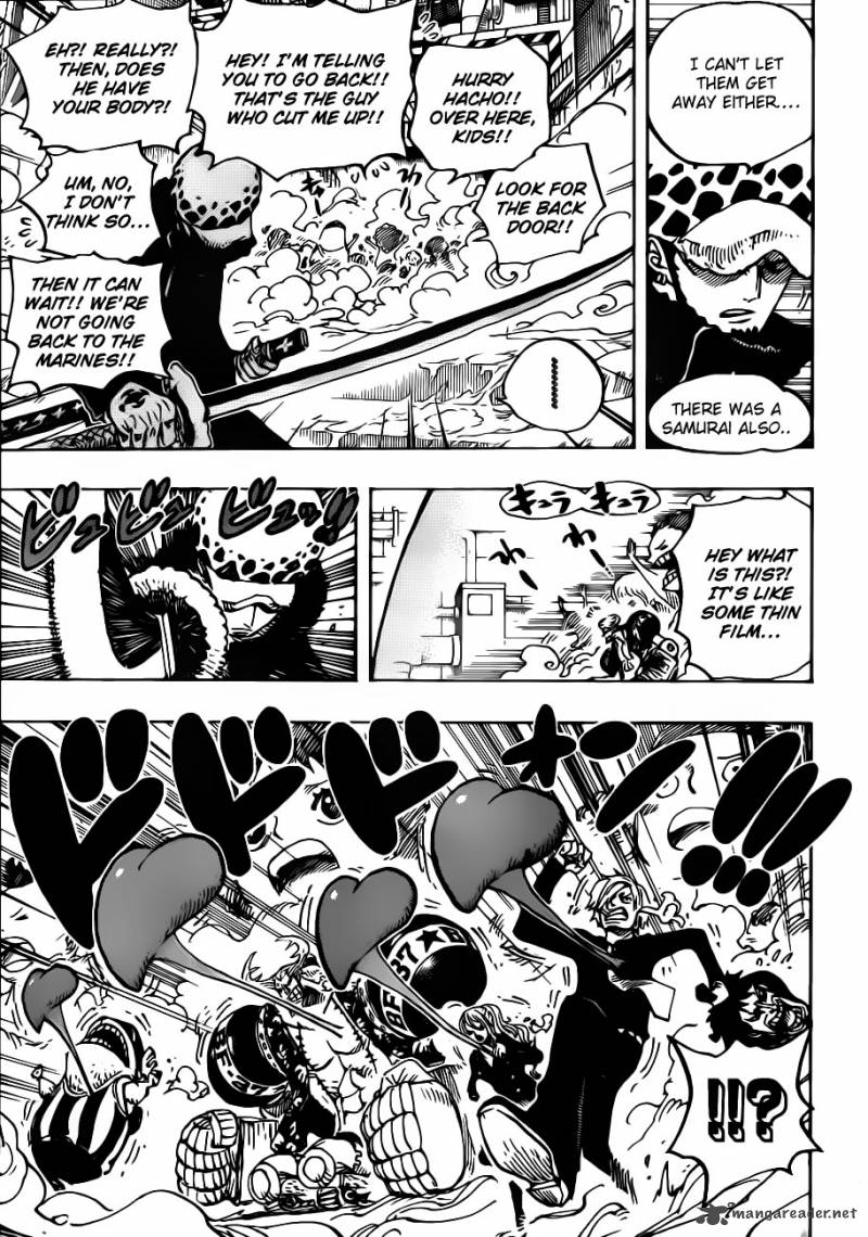 One Piece Manga Chapter 661 page 13 - The Lake of Bandits