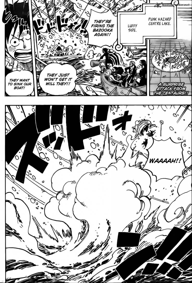 One Piece Manga Chapter 661 page 2 - The Lake of Bandits