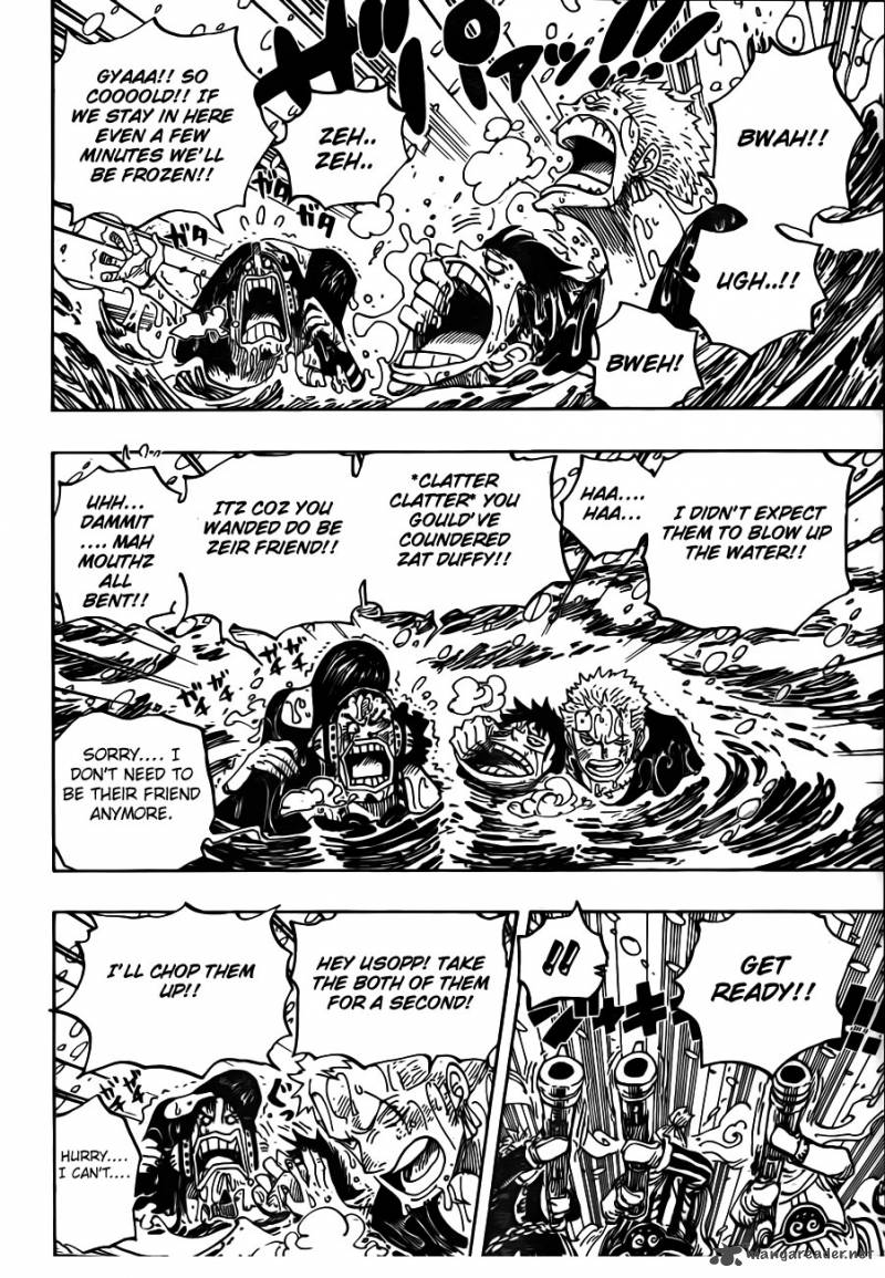 One Piece Manga Chapter 661 page 4 - The Lake of Bandits