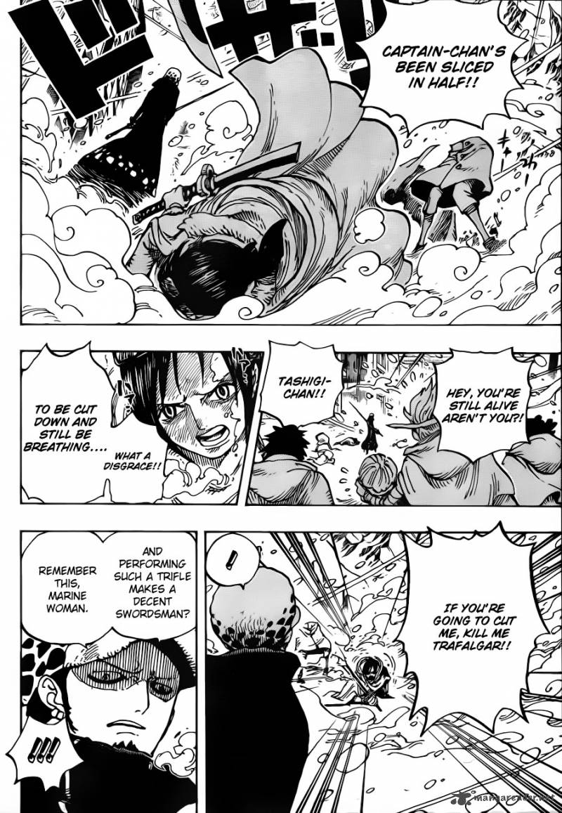 One Piece Manga Chapter 662 page 2 - Warlord Law Vs. Vice Admiral Smoker