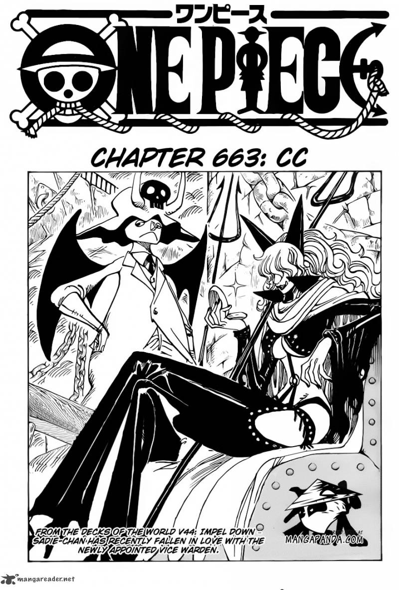 One Piece Manga Chapter 663 page 1 - CC