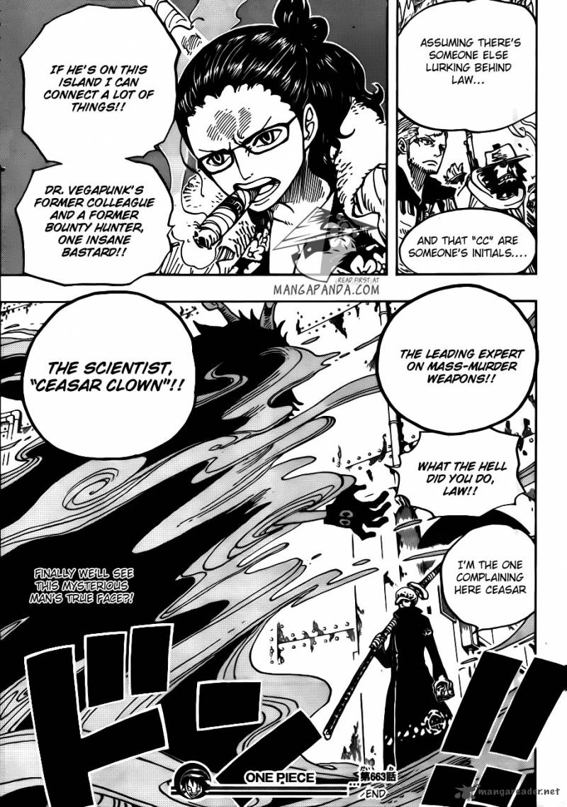 One Piece Manga Chapter 663 page 19 - CC