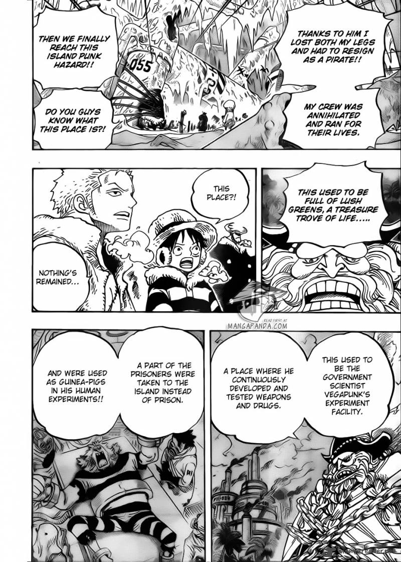 One Piece Manga Chapter 664 page 11 - Master Caesar Clown