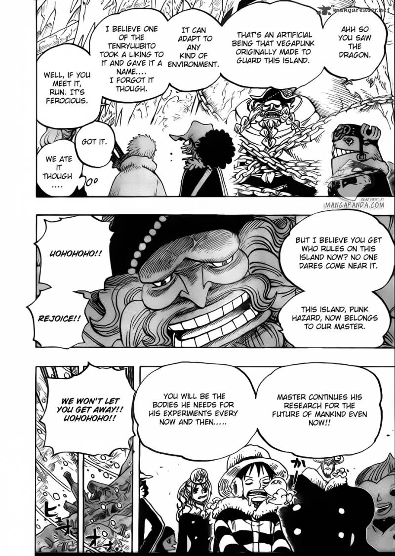 One Piece Manga Chapter 664 page 15 - Master Caesar Clown