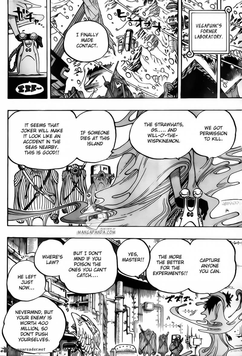 One Piece Manga Chapter 664 page 7 - Master Caesar Clown