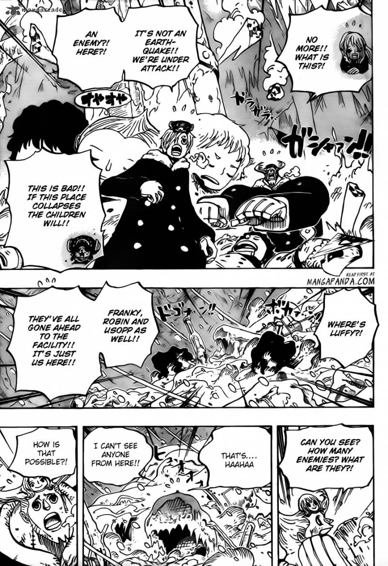 One Piece Manga Chapter 666 page 9 - Yeti Cool Brothers
