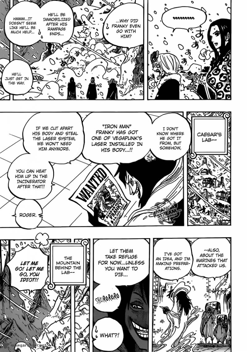One Piece Manga Chapter 667 page 6 - COOL FIGHT